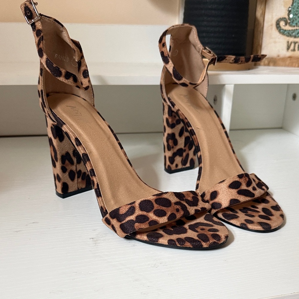 Nasty Gal Leopard Print Heels